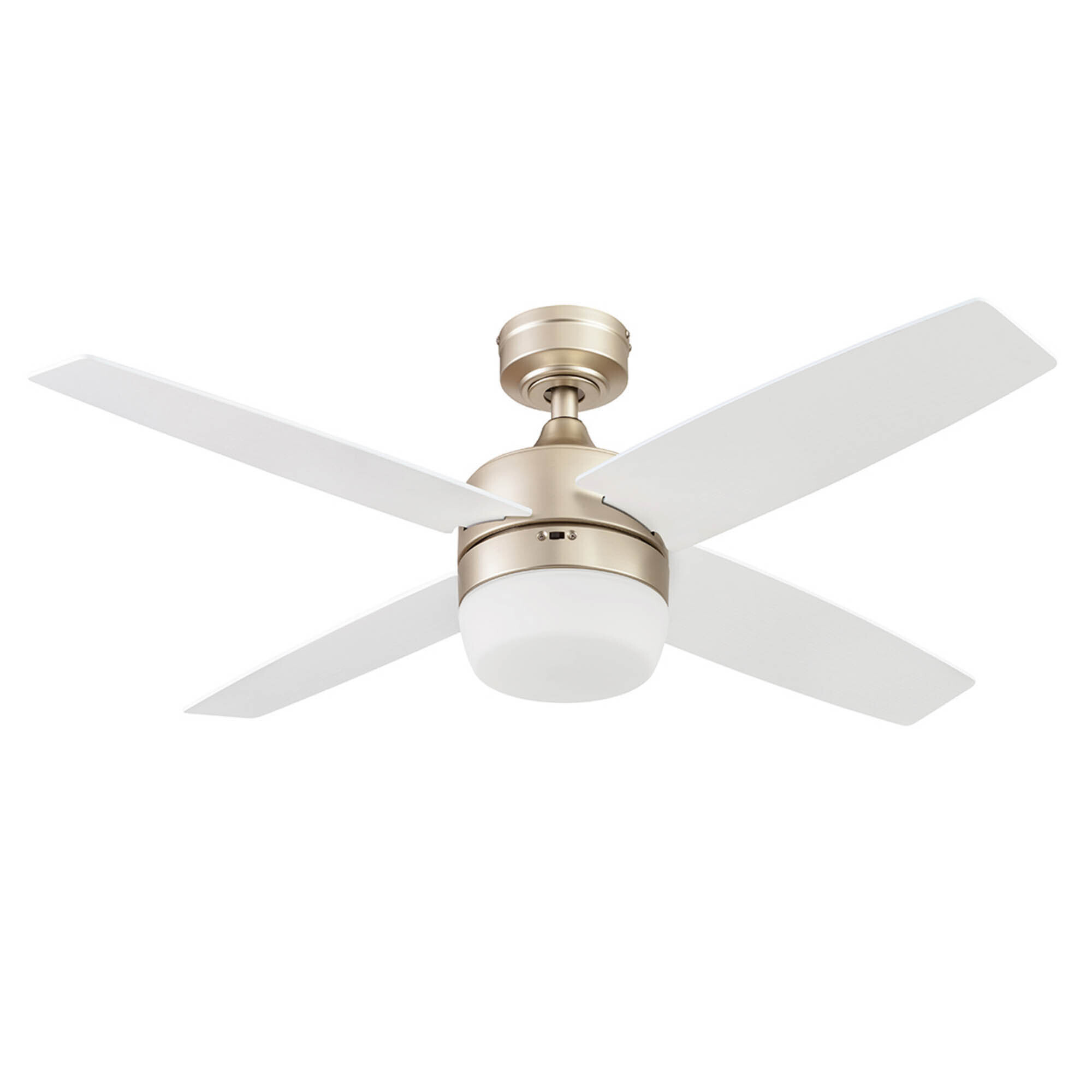 Prominence Home, 44in. Atlas Ceiling Fan Light Remote, Champagne, Fan Diameter 44 in, Fan Blade Span 40-49 Air Delivery 3924 cfm, Model# 51470